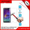 HUYSHE china cellphone accessories, tempered glass screen protector for samsung note4
